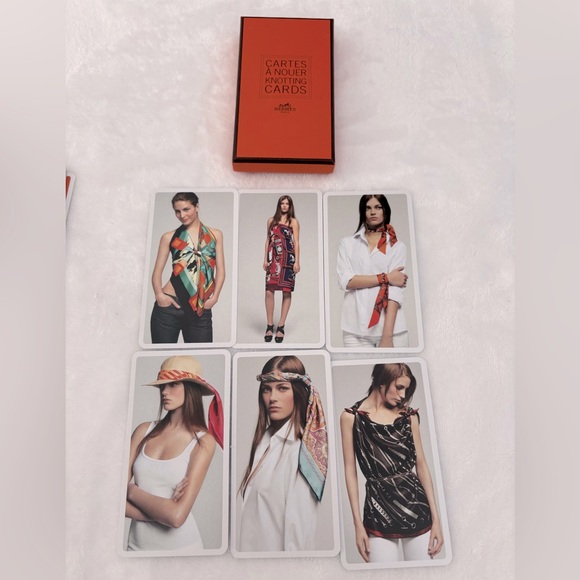 HERMES Limited Edition Knotting Cards, HERMES box, Authenticity Card - Picture 3 of 5